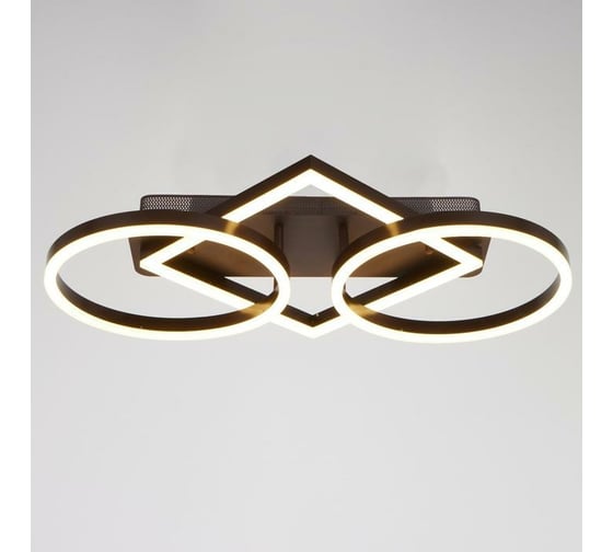 Люстра с ПДУ BayerLux 10041/3 LED 124Вт 3000-6000К диммер, кофе 65х43 см 5177786 1