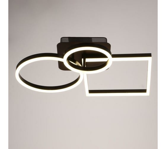 Люстра с ПДУ BayerLux 10042/3 LED 110Вт 3000-6000К диммер, кофе 48х48 см 5177787 1
