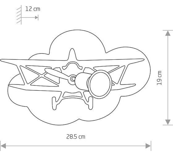 Бра Nowodvorski PLANE 6902