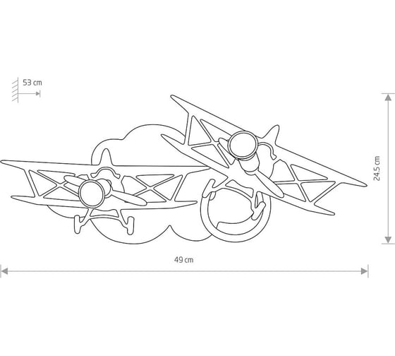 Бра Nowodvorski PLANE 6903