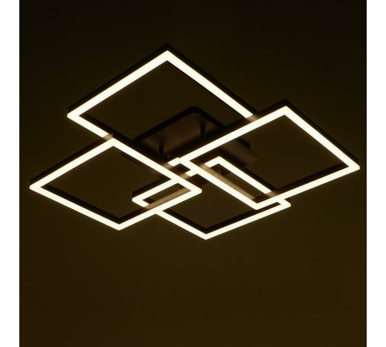 Люстра с ПДУ BayerLux 10045/4 LED 192Вт 3000-6000К диммер, кофе 65х65 см 5177790