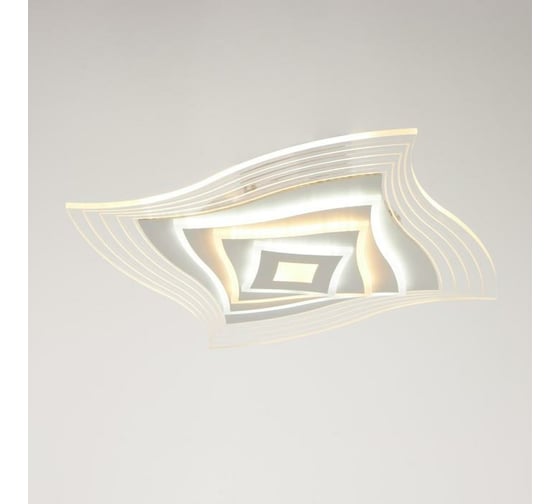 Люстра с ПДУ BayerLux 10047/1 LED 148Вт 3000-6000К диммер, белый 50х50 см 5177792