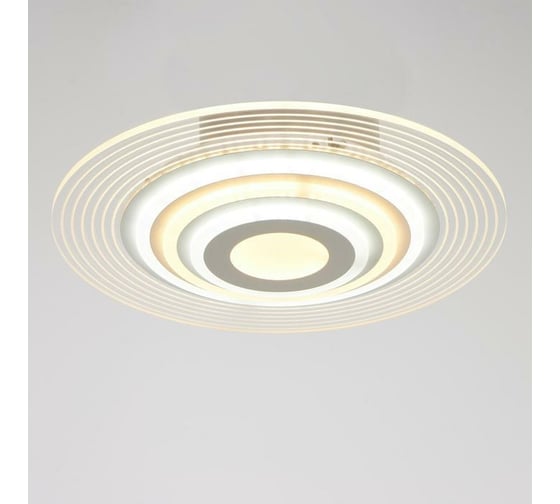 Люстра с ПДУ BayerLux 10048/1 LED 136Вт 3000-6000К диммер, белый 50х50 см 5177793