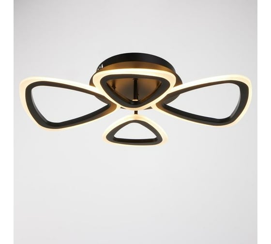 Люстра с ПДУ BayerLux 59111/4BK LED 84Вт 3000-6000К диммер, черный 61,5х38х7,5 см 5109271