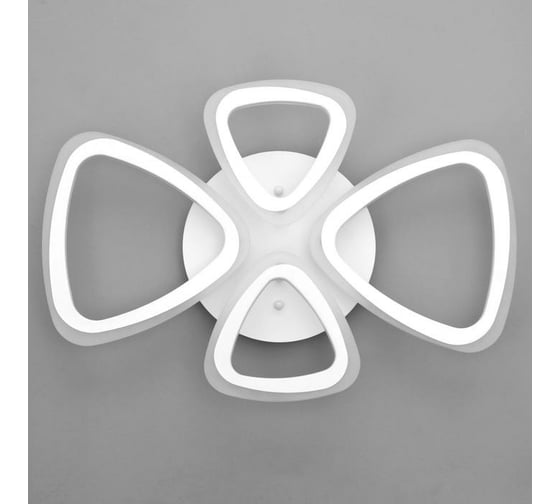 Люстра с ПДУ BayerLux 59111/4WT LED 84Вт 3000-6000К диммер, белый 61,5х38х7,5 см 5109278