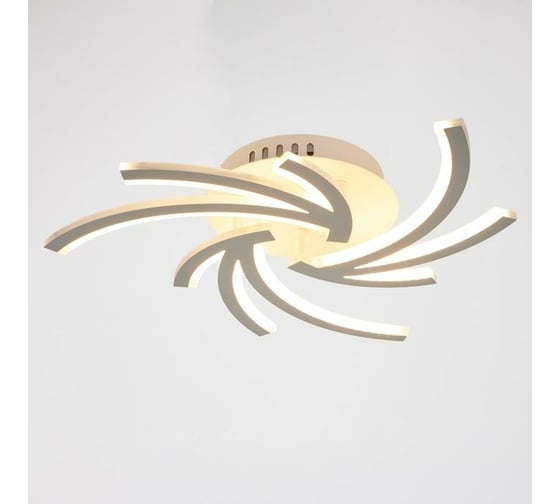 Люстра с ПДУ BayerLux 59114/3 LED 72Вт 3000-6000К диммер, белый 50х50х6 см 5109274