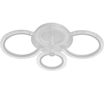 Люстра с ПДУ BayerLux 59119/4WT LED 80Вт 3000-6000К диммер, белый 60х40х10 см 5109295