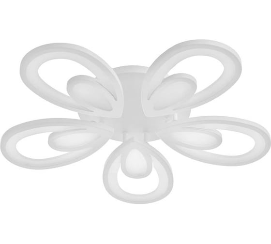 Люстра с ПДУ BayerLux 59125/5WT LED 90+90Вт 3 режима, диммер, белый 65х65х14 см 5109320