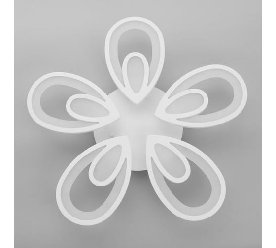 Люстра с ПДУ BayerLux 59125/5WT LED 90+90Вт 3 режима, диммер, белый 65х65х14 см 5109320