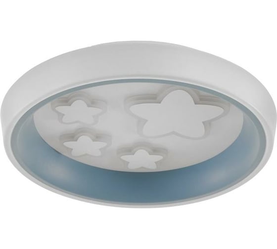 Люстра с ПДУ BayerLux 60402/1 LED 114Вт 3 режима, голубой 50х50х10 см 4942293 1