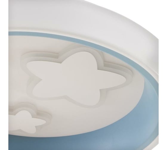 Люстра с ПДУ BayerLux 60402/1 LED 114Вт 3 режима, голубой 50х50х10 см 4942293