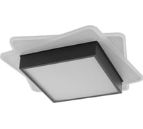 Люстра с ПДУ BayerLux 60403/1 LED 124Вт 3 режима, черный-белый 52х52х13 см 4942294