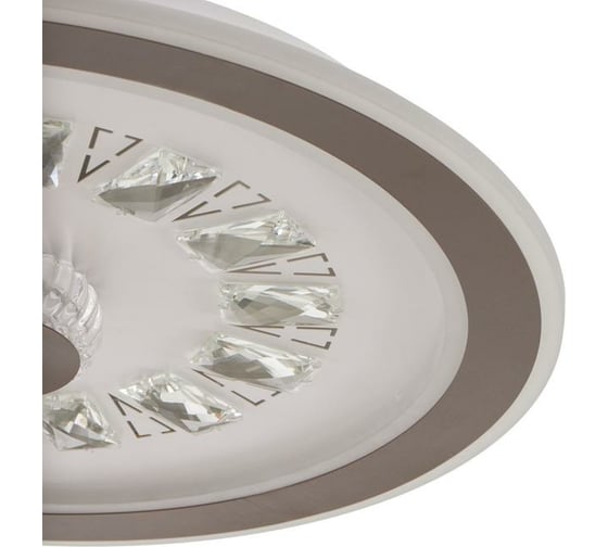 Люстра с ПДУ BayerLux 60410/1 LED 104Вт диммер, 3000-6000К кофе 48,5х48,5х8 см 4942299