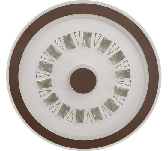 Люстра с ПДУ BayerLux 60410/1 LED 104Вт диммер, 3000-6000К кофе 48,5х48,5х8 см 4942299