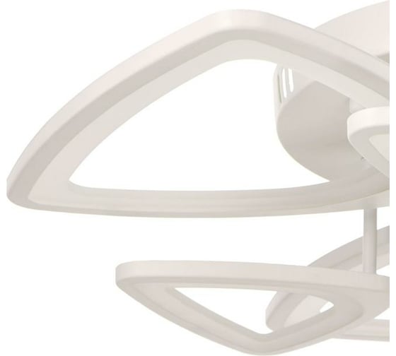 Люстра с ПДУ BayerLux 661317/6 LED 130Вт диммер, 3 режима 3000-6000К белый 62x62x8 см 4679475