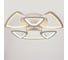 Люстра с ПДУ BayerLux 661317/6 LED 130Вт диммер, 3 режима 3000-6000К белый 62x62x8 см 4679475 9