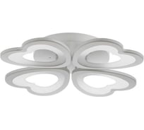 Люстра с ПДУ BayerLux 661320/4 LED 112Вт диммер, 3 режима 3000-6000К белый 58x58x8 см 4679478