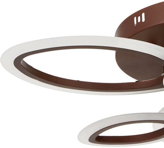 Люстра с ПДУ BayerLux 661324/6 LED 126Вт диммер, 3 режима 3000-6000К кофе 65x65x8 см 4679482