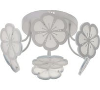 Люстра с ПДУ BayerLux 661338/7 LED 140Вт диммер, 3 режима, 3000-6000К белый 56x56x13 см 4679496