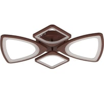 Люстра с ПДУ BayerLux 671108/4 LED 112Вт диммер, 3 режима 3000-6000К кофе 60х51х11 см 4622167