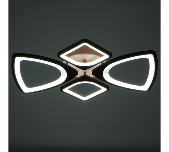 Люстра с ПДУ BayerLux 671108/4 LED 112Вт диммер, 3 режима 3000-6000К кофе 60х51х11 см 4622167