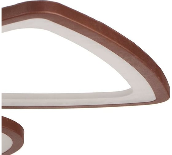 Люстра с ПДУ BayerLux 671114/6 LED 168Вт диммер, 3 режима, 3000-6000К кофе 66х66х12 см 4622173
