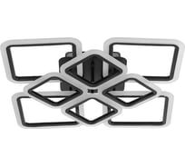 Люстра с ПДУ BayerLux 671144/8 LED 192Вт диммер, 3 режима 3000-6000К белый-черный 59х59х14 см 4622201