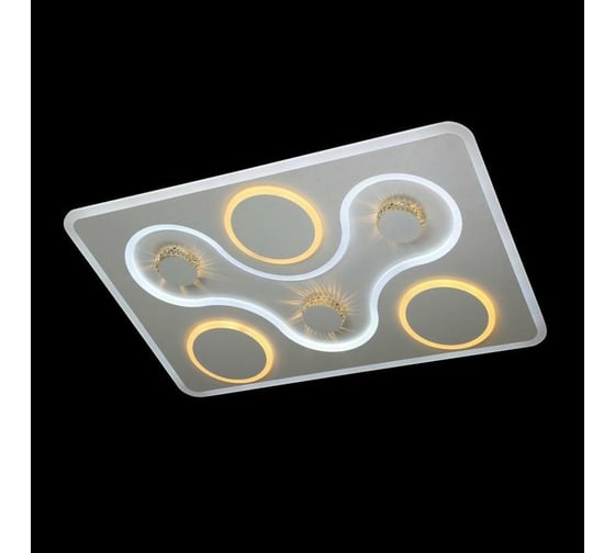 Люстра с ПДУ BayerLux 671150/1 LED 252Вт диммер, 3 режима 3000-6000К белый 90х80х8,5 см 4622210