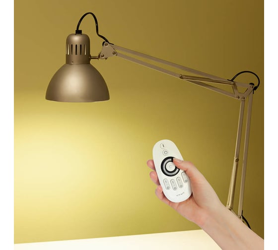 Лампа MAKSILED диммируемая LED 2x7.5Вт, E27, 3000..6500К, Комплект 2 шт с пультом ML-ADJ-SET-2BL+R ML-ADJ-SET-2BL+R