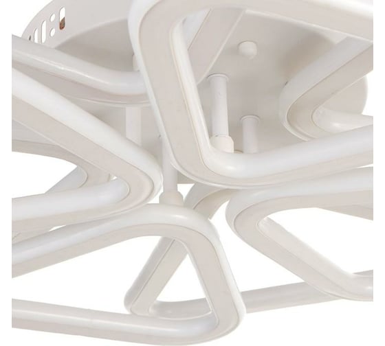 Люстра с ПДУ BayerLux 671153/8 LED 240Вт диммер, 3 режима 3000-6000К белый 65х65х10 см 4622213