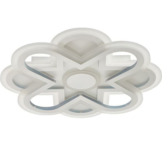 Люстра с ПДУ BayerLux 69649/LED 160Вт диммер, 3000-6000К белый 50х50х6 см 4942283 1