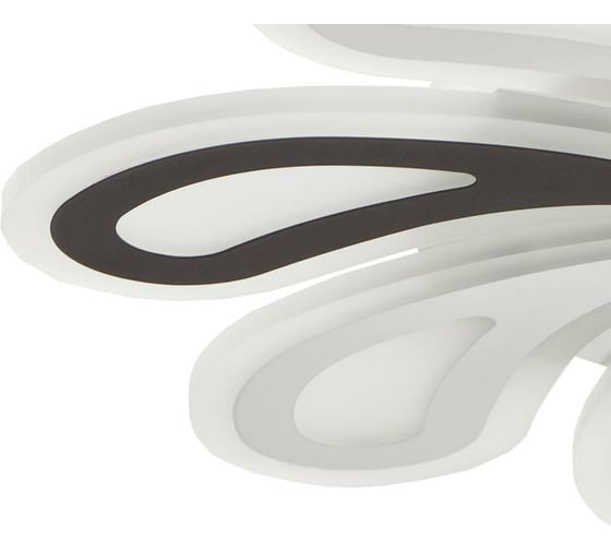 Люстра с ПДУ BayerLux 69652/LED 160Вт диммер, 3000-6000К белый-кофе 55х55х6 см 4942286
