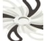 Люстра с ПДУ BayerLux 69652/LED 160Вт диммер, 3000-6000К белый-кофе 55х55х6 см 4942286 3