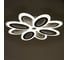 Люстра с ПДУ BayerLux 69653/LED 160Вт диммер, 3000-6000К белый-кофе 55х55х6 см 4942287 4
