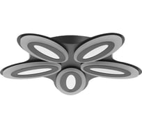 Люстра с ПДУ BayerLux 69668/5BK LED 85Вт диммер, 3000-6000K черный 49х49 см 5130691