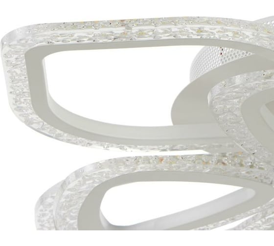 Люстра с ПДУ BayerLux 71102/8WT LED 160Вт 3000-6000К диммер, белый 67х67х10 см 5108283