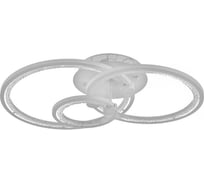 Люстра с ПДУ BayerLux 71104/3WT LED 110Вт 3000-6000К диммер, белый 5108290