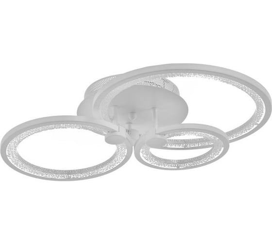 Люстра с ПДУ BayerLux 71104F/3WT LED 94Вт 3000-6000К диммер, белый 5108291