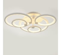 Люстра с ПДУ BayerLux 71104/5WT LED 164Вт 3000-6000К диммер, белый 5108287
