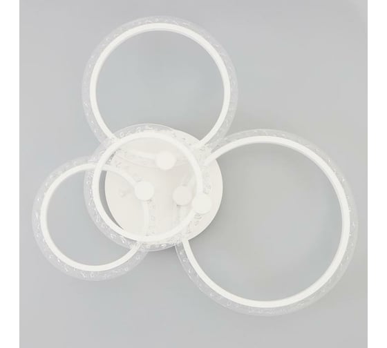 Люстра с ПДУ BayerLux 71104/5WT LED 164Вт 3000-6000К диммер, белый 5108287