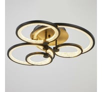Люстра с ПДУ BayerLux 71104/5BK LED 164Вт 3000-6000К диммер, черный 71х71х13 см 5108267