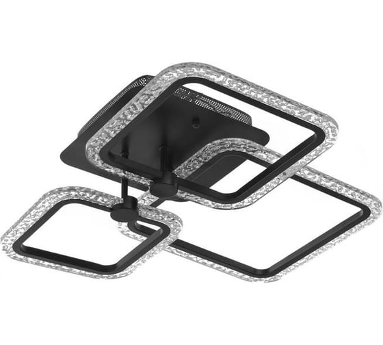 Люстра с ПДУ BayerLux 71105/3BK LED 96Вт 3000-6000К диммер, черный 5108272