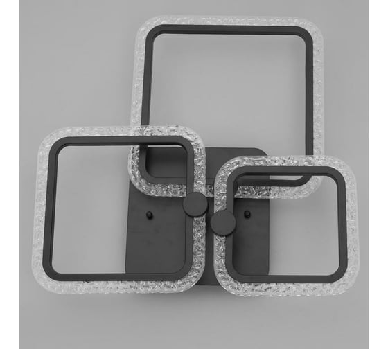 Люстра с ПДУ BayerLux 71105/3BK LED 96Вт 3000-6000К диммер, черный 5108272