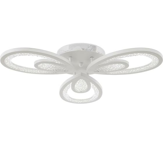 Люстра с ПДУ BayerLux 71106/3WT LED 96Вт 3000-6000К диммер, белый 55х55х10 см 5108294