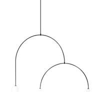 Подвесной светильник iLAMP NORTH 8628P/3 BK-WH