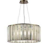 Светильник подвесной ST LUCE бронза, прозрачный/белый алебастр E14 8*40W SL1516.303.08