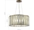 Светильник подвесной ST-Luce Бронза, Прозрачный/Белый алебастр E1х40W ST luce SL1516.303.08 5