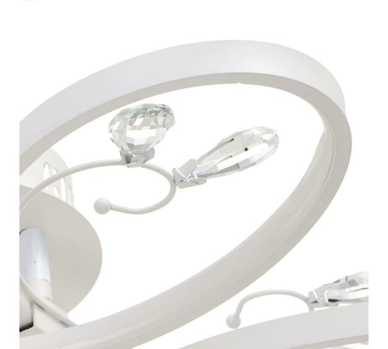 Люстра BayerLux "Сильвия" LED 78Вт 4000К белый 56х56х17 см. 4514548
