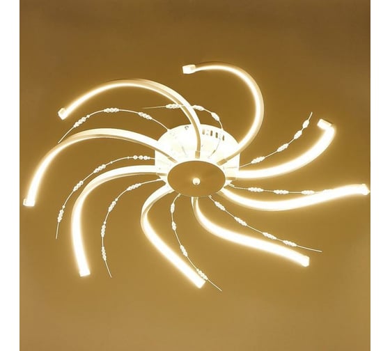 Люстра BayerLux "Сицилия" LED 64Вт 4000К белый 67х67х18,5 см. 4514546