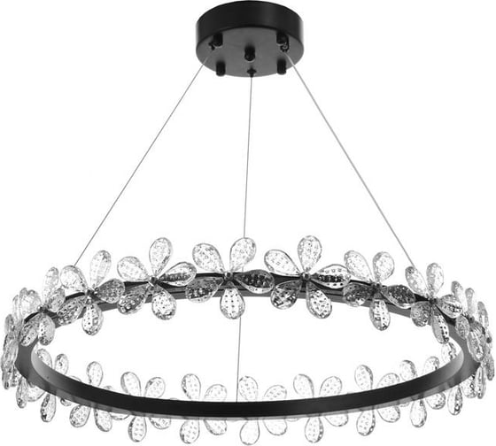 Люстра BayerLux 1175/1 LED 44Вт черный d.60 см 5429204 1